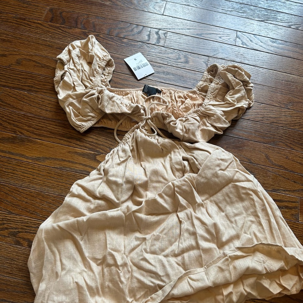 Forever 21 Cream Mini Dress